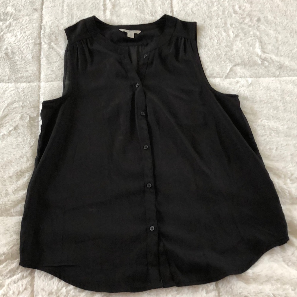 Black sheer tank